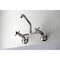 Kingston Brass KS423PN Concord Two-Handle Wall-Mount Kitchen Faucet, Polished Nickel KS423PN - alternate 2